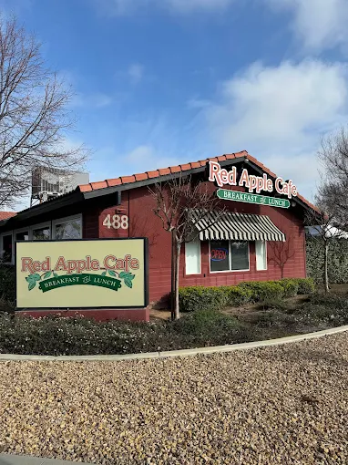 Red Apple Cafe storefront on W Herndon Ave